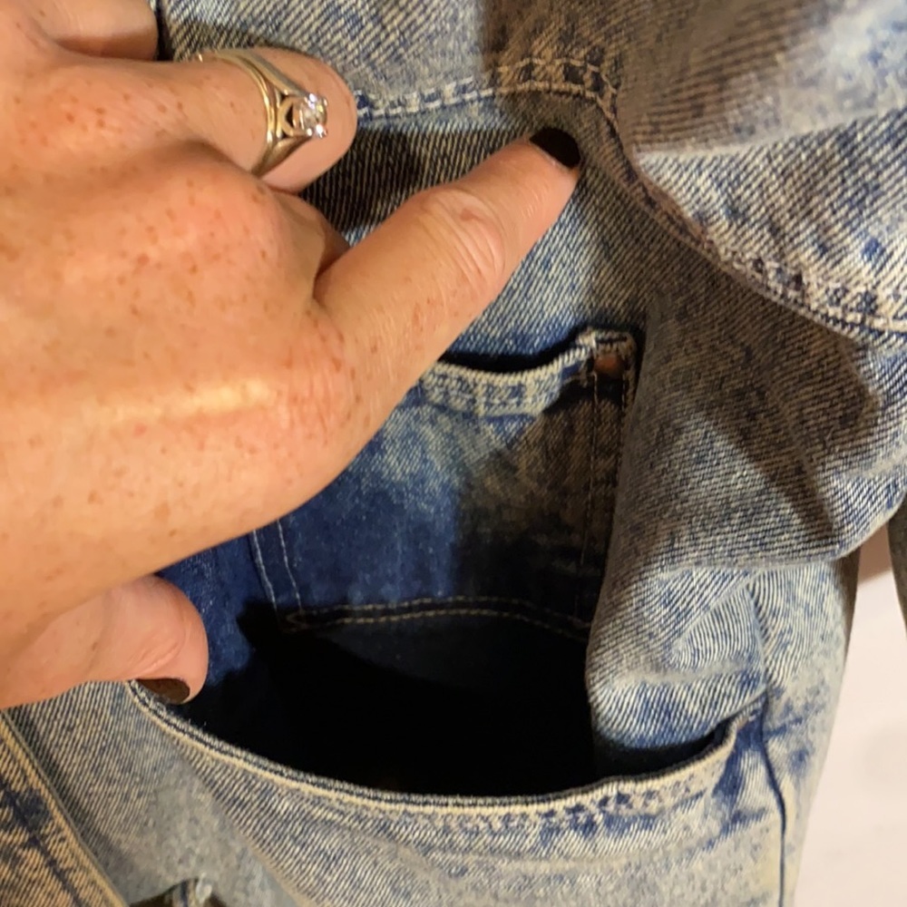 Vintage 90s Western Denim Work-coat Jeans Coat Jacket - Picture 4 of 14